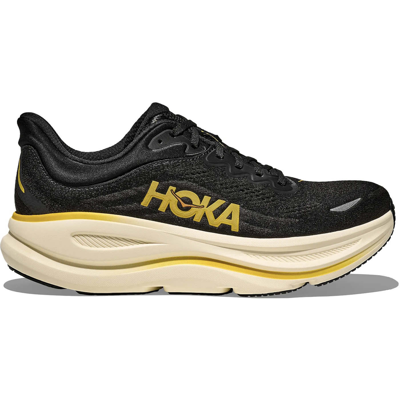 Hoka One One Bondi 9 Carbon Black Yellow Gold 1 Hoka One One Bondi 9 Carbon Black Yellow Gold 1