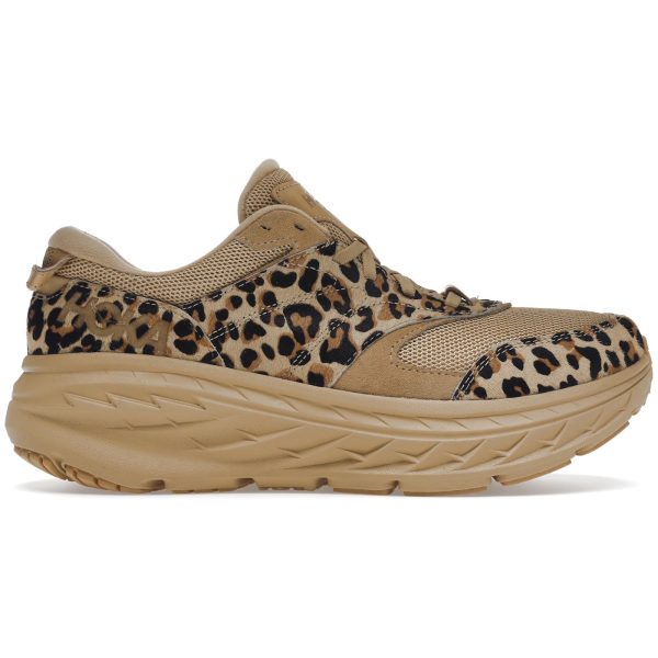Hoka One One Bondi L Engineered Garments Sand Leopard