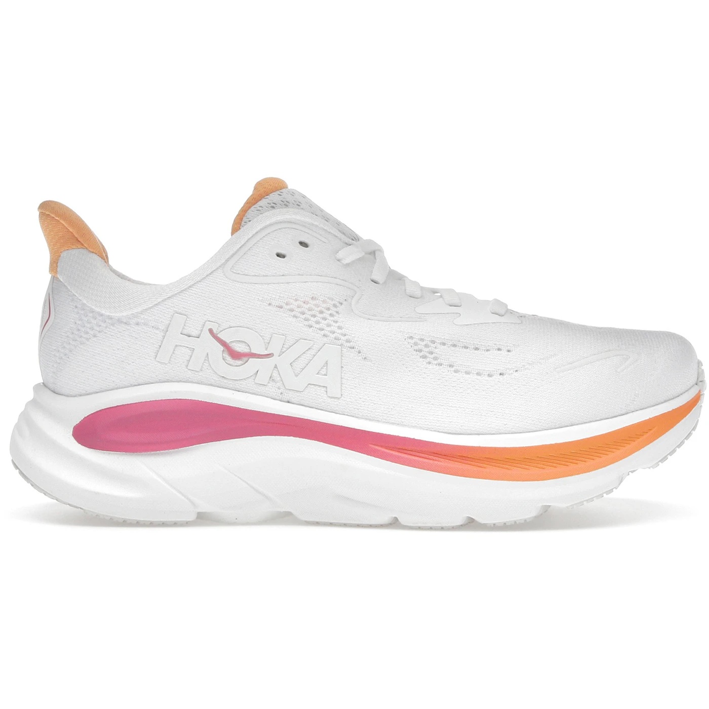 Hoka One One Clifton 10 White Electric Rose (Womens) 1 Hoka One One Clifton 10 White Electric Rose Womens 3