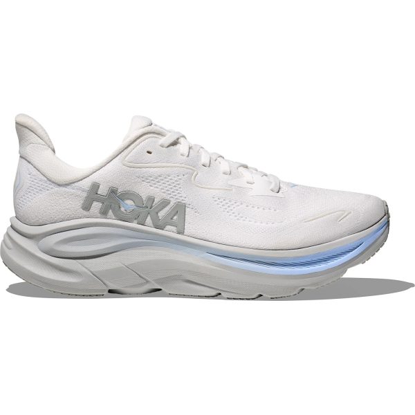 Hoka One One Clifton 10 White Glacier Blue
