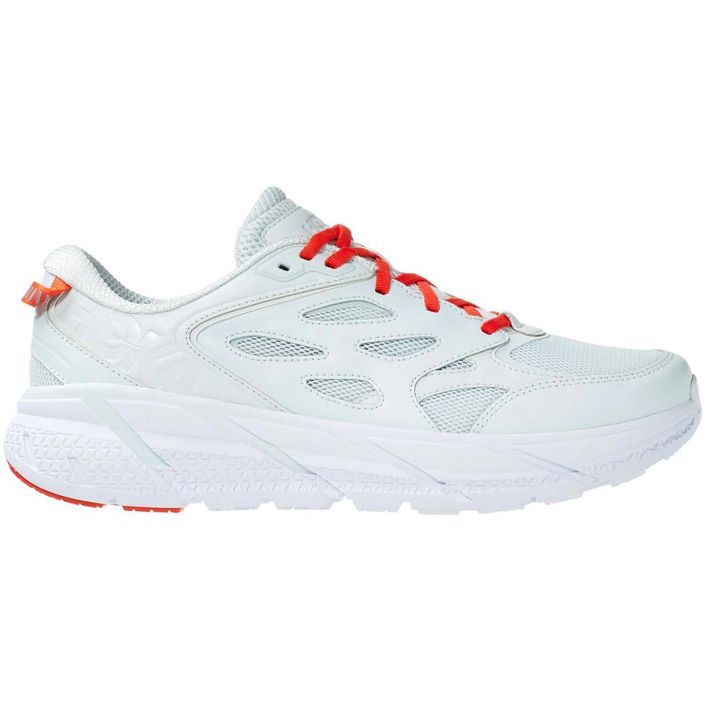 Hoka One One Clifton L Wan Blue Mandarin Red (All Gender) 2 Hoka One One Clifton L Wan Blue Mandarin Red All Gender 1