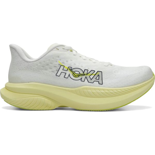 Hoka One One Mach 6 White Neon Hoka Citrus (Womens)