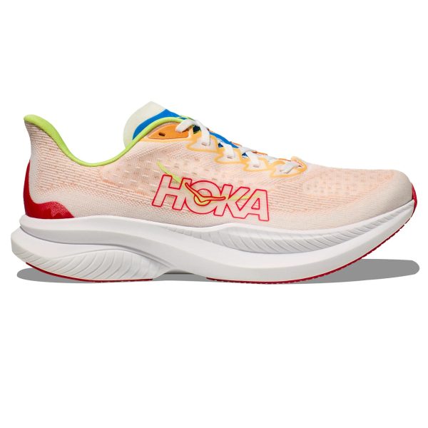 Hoka One One Mach 6 White Solar Flare