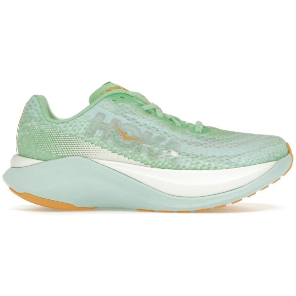 Hoka One One Mach X Lime Glow Sunlit Ocean (Womens)