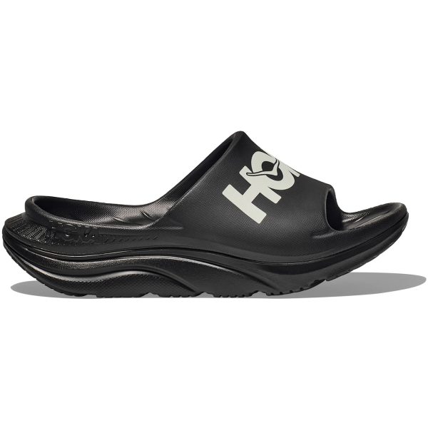 Hoka One One Ora Athletic Slide Black White