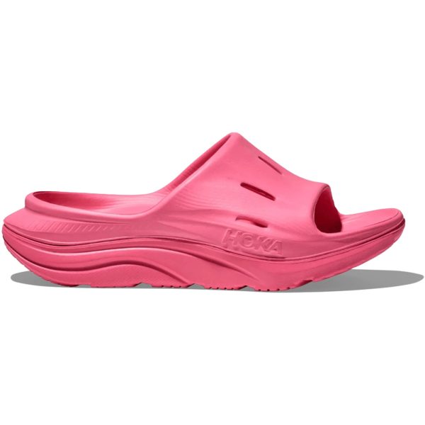 Hoka One One Ora Recovery Slide 3 Neon Rose