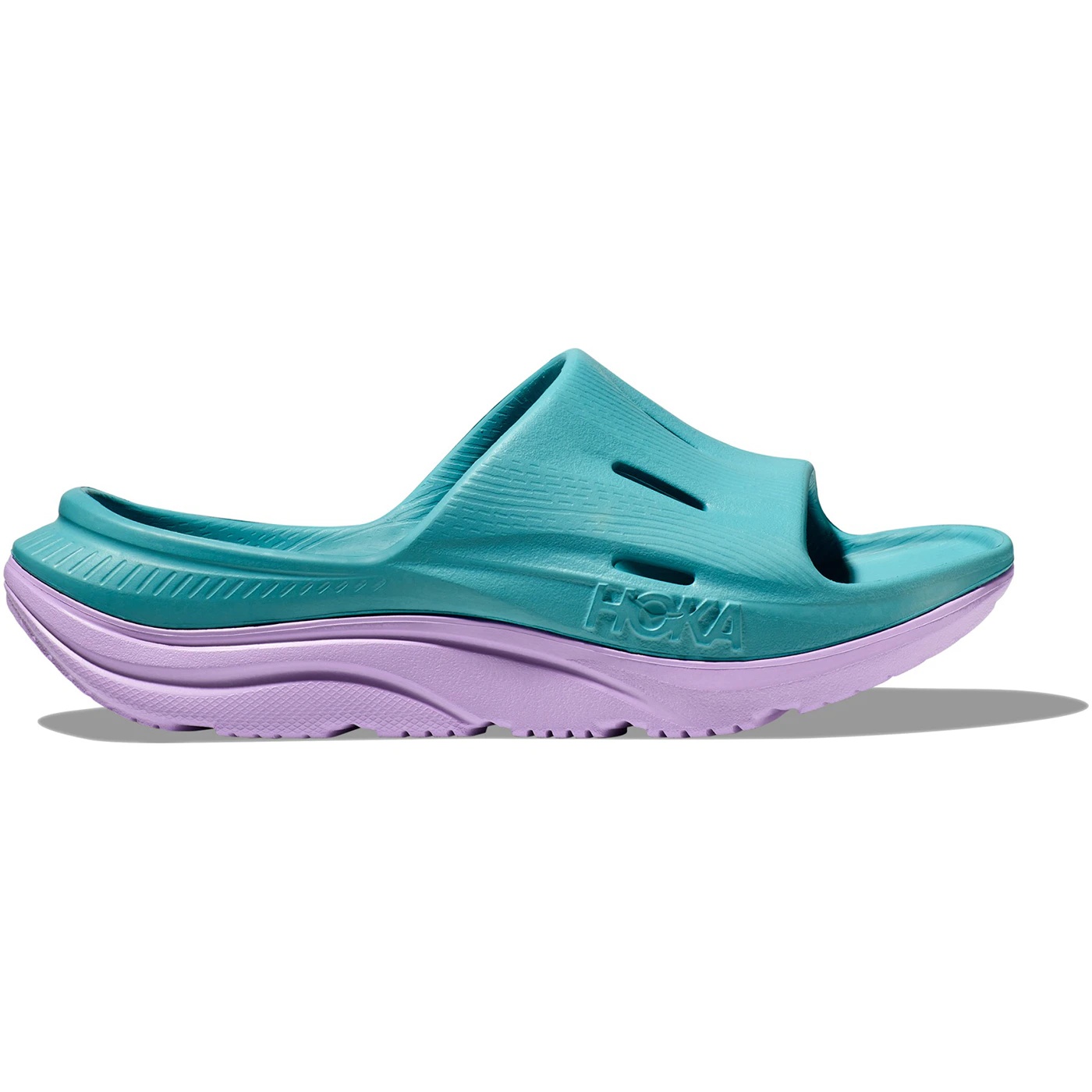 Hoka One One Ora Recovery Slide 3 Ocean Mist Lilac Mist (GS) 2 Hoka One One Ora Recovery Slide 3 Ocean Mist Lilac Mist GS 2