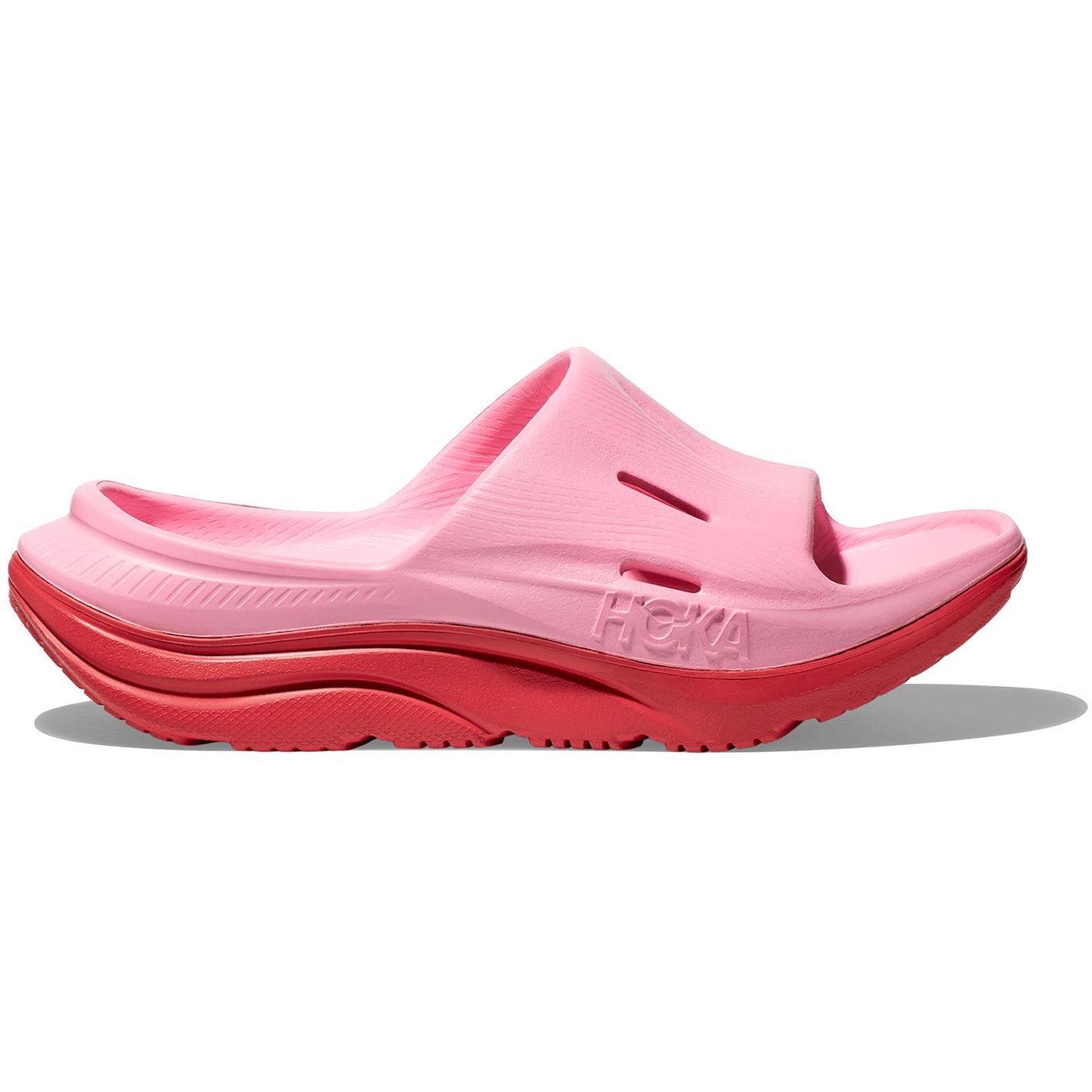 Hoka One One Ora Recovery Slide 3 Peony Cerise GS 2