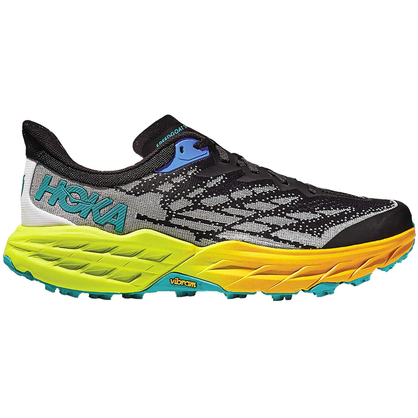 Hoka One One Speedgoat 5 Black Evening Primrose (Womens) 2 Hoka One One Speedgoat 5 Black Evening Primrose Womens 1
