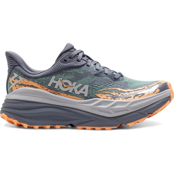 Hoka One One Stinson 7 Grey Skies Pale Tangerine (Womens)
