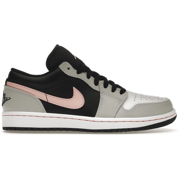 Jordan 1 Low Black Grey Pink