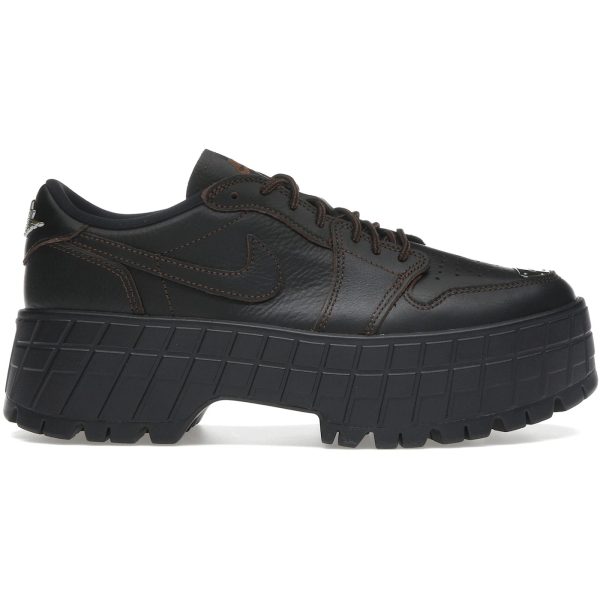 Jordan 1 Low Brooklyn Black Cacao Wow (Womens)