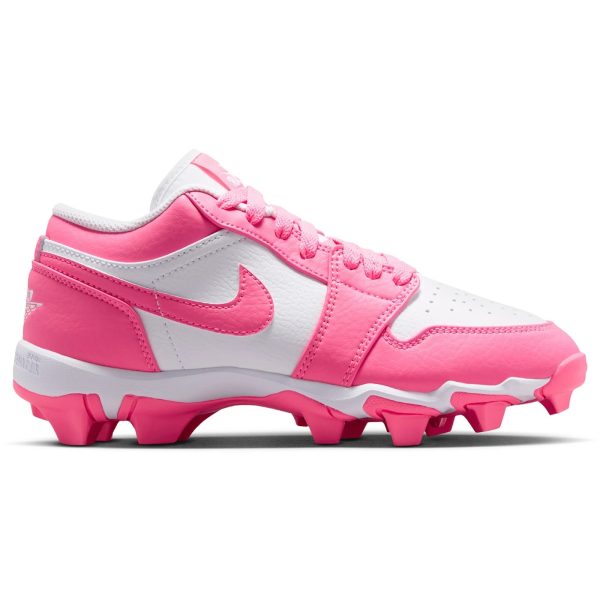 Jordan 1 Low Cleat White Digital Pink (GS)