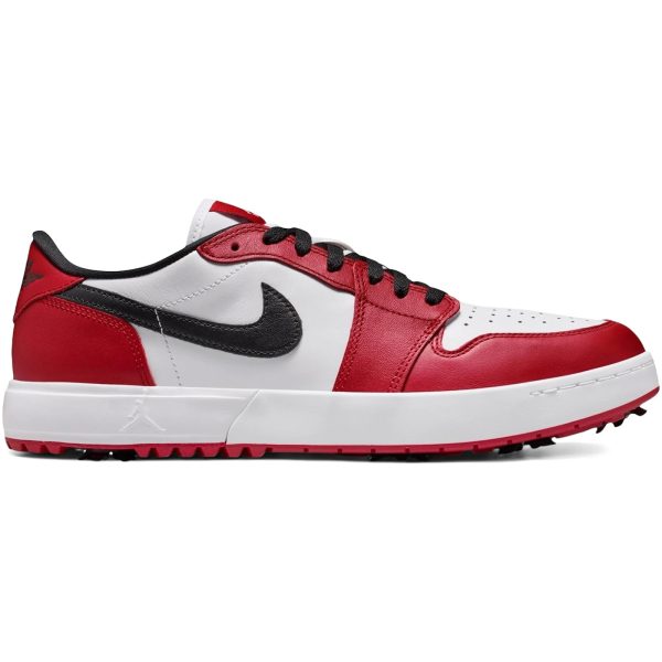 Jordan 1 Low Golf Spiked Varsity Red White Black