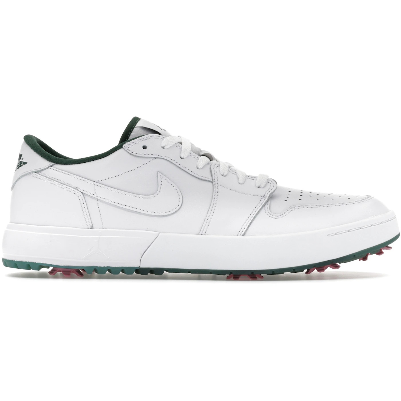 Jordan 1 Low Golf Spiked White Fir Elemental Pink 2 Jordan 1 Low Golf Spiked White Fir Elemental Pink 1