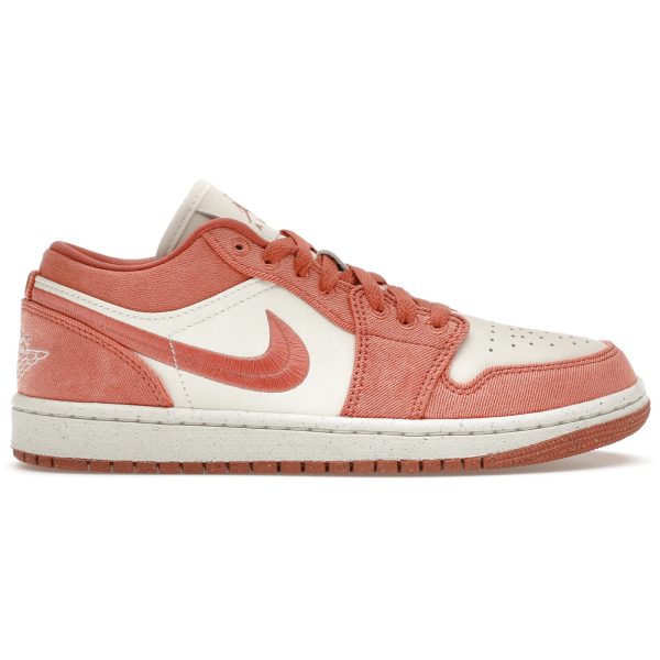 Jordan 1 Low SE Canvas Sky J Orange (Womens)