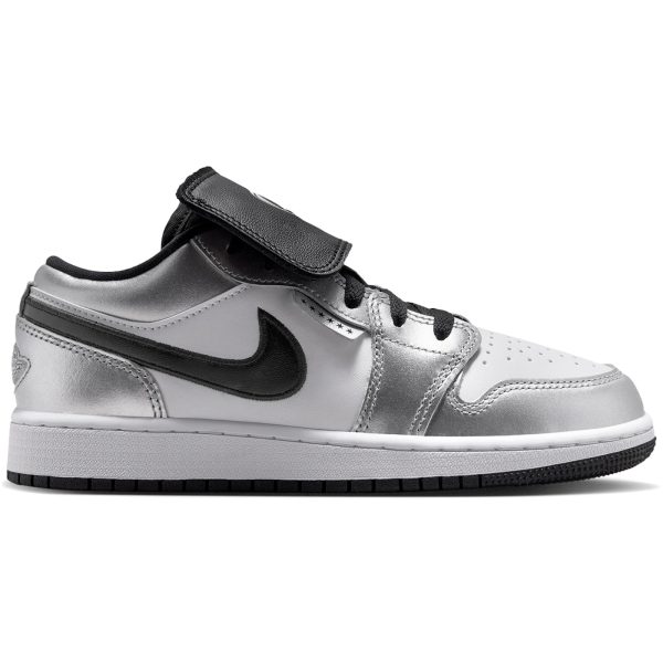 Jordan 1 Low SE Metallic Silver Tiempo (GS)
