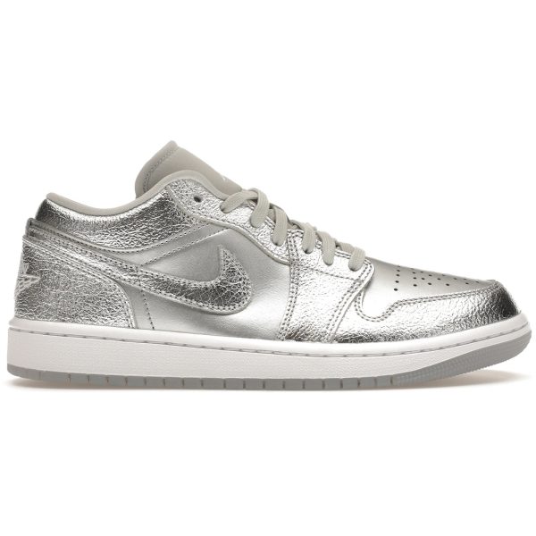 Jordan 1 Low SE Metallic Silver (Womens)