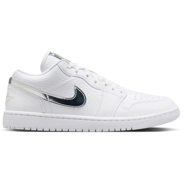 Jordan 1 Low SE White Metallic Silver (Womens)