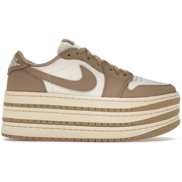 Jordan 1 Low Triple Stack Khaki Sail (Womens)