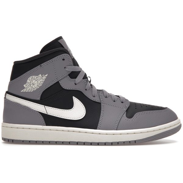 Jordan 1 Mid Cement Grey (Womens)