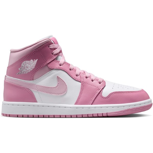 Jordan 1 Mid Elemental Pink Iced Carmine (Womens)