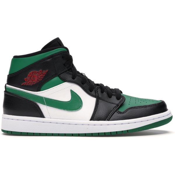 Jordan 1 Mid Green Toe