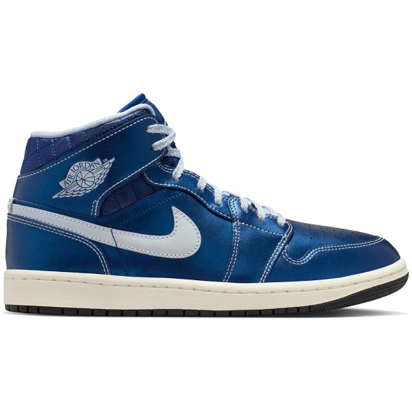 Jordan 1 Mid SE Metallic Blue Quilted (Womens)