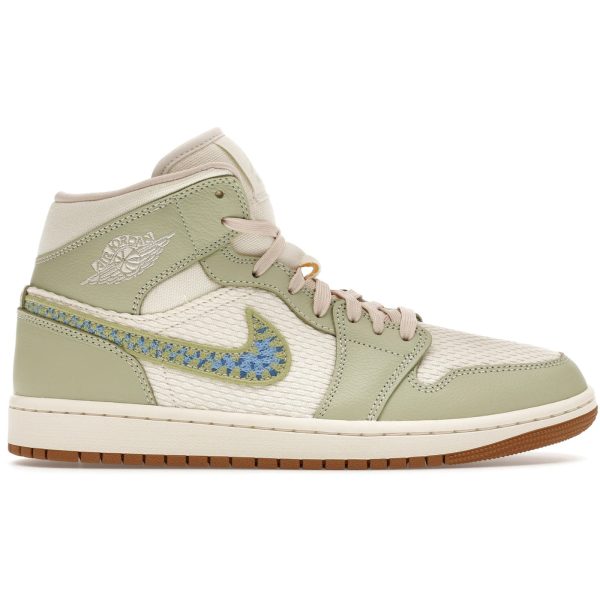 Jordan 1 Mid SE Olive Aura (Womens)