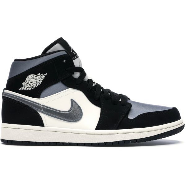 Jordan 1 Mid Satin Grey Toe