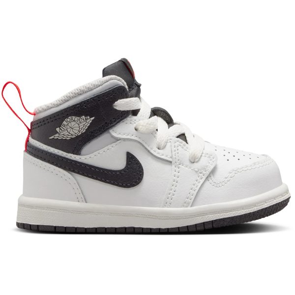 Jordan 1 Mid Summit White Infrared Black (TD)