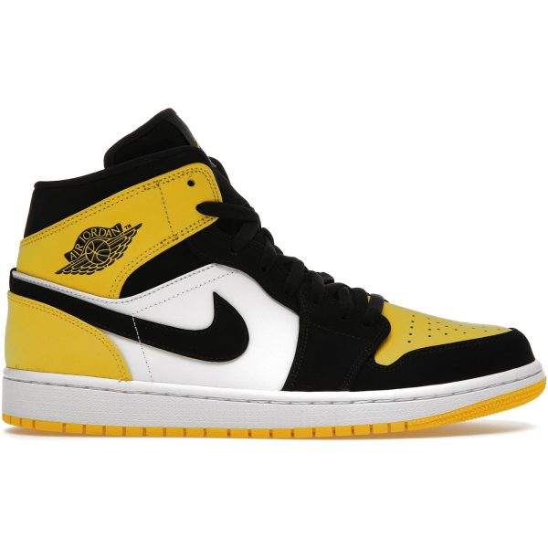 Jordan 1 Mid Yellow Toe Black