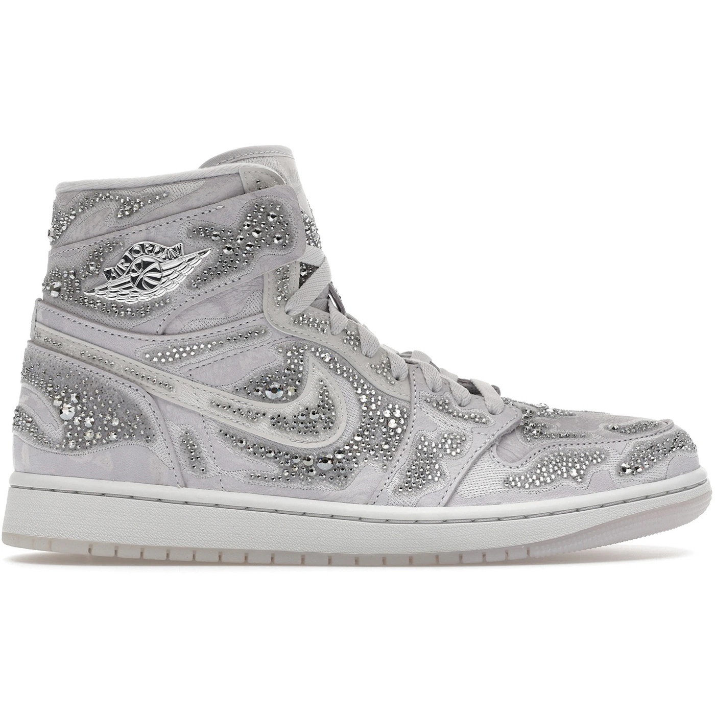 Jordan 1 Retro High OG Swarovski Vast Grey (Womens) 1 Jordan 1 Retro High OG Swarovski Vast Grey Womens 1