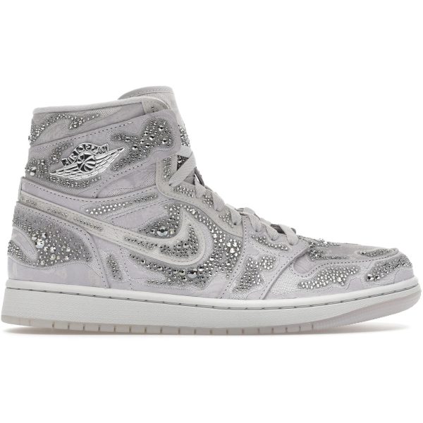 Jordan 1 Retro High OG Swarovski Vast Grey (Womens)