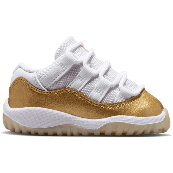 Jordan 11 Retro Low White Team Gold Metallic Gold