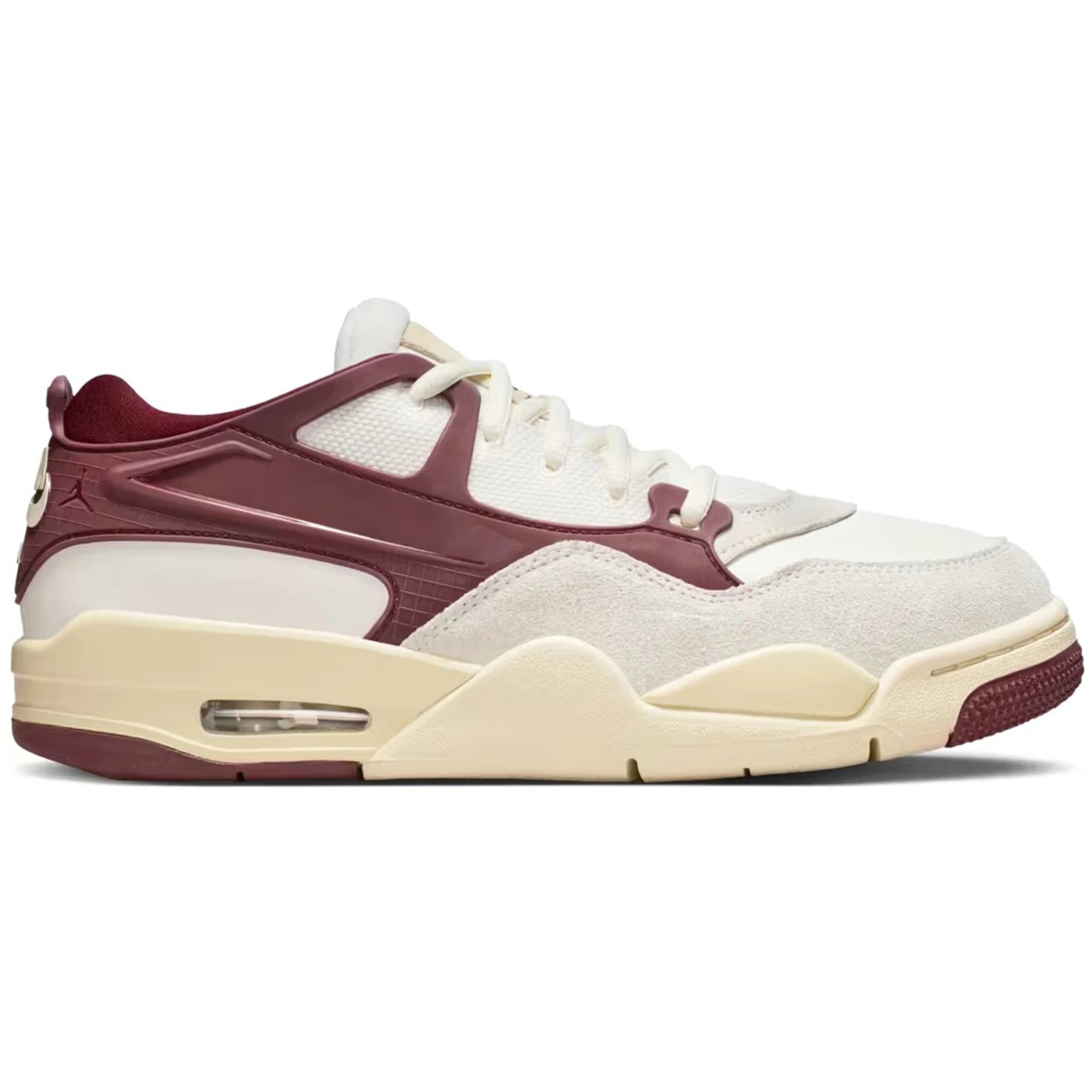 Jordan 4 RM Sail Dark Team Red Coconut Milk (Womens) 1 Jordan 4 RM Sail Dark Team Red Coconut Milk Womens 3