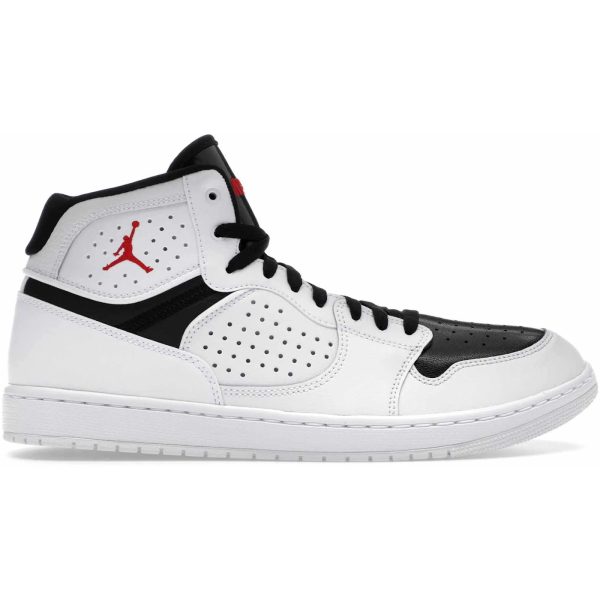 Jordan Access White Black University Red