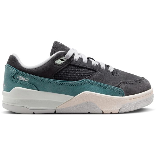 Jordan Flight Court Anthracite Iris Whisper Barely Green (GS)