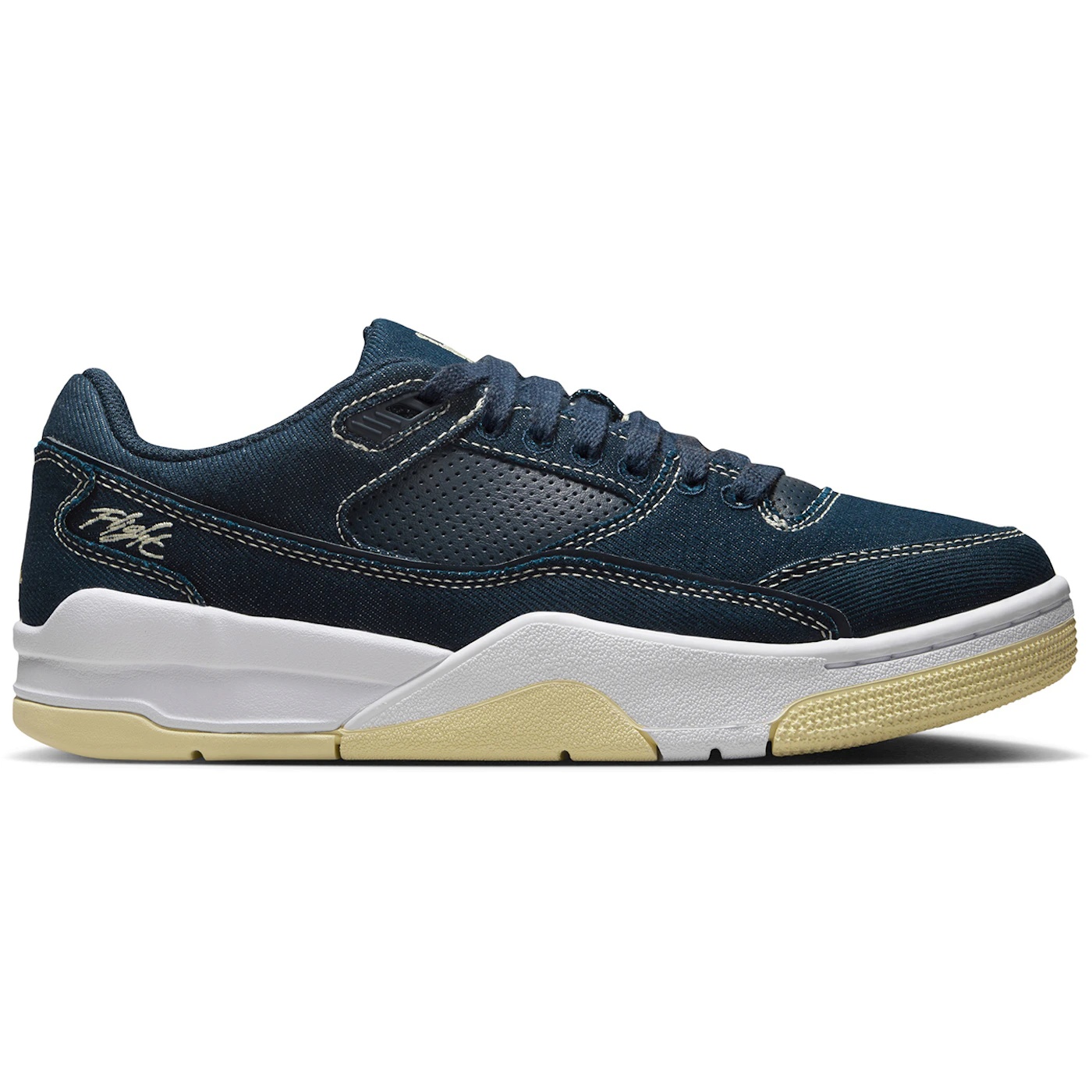Jordan Flight Court Obsidian White Alabaster (Womens) 1 Jordan Flight Court Obsidian White Alabaster Womens 2