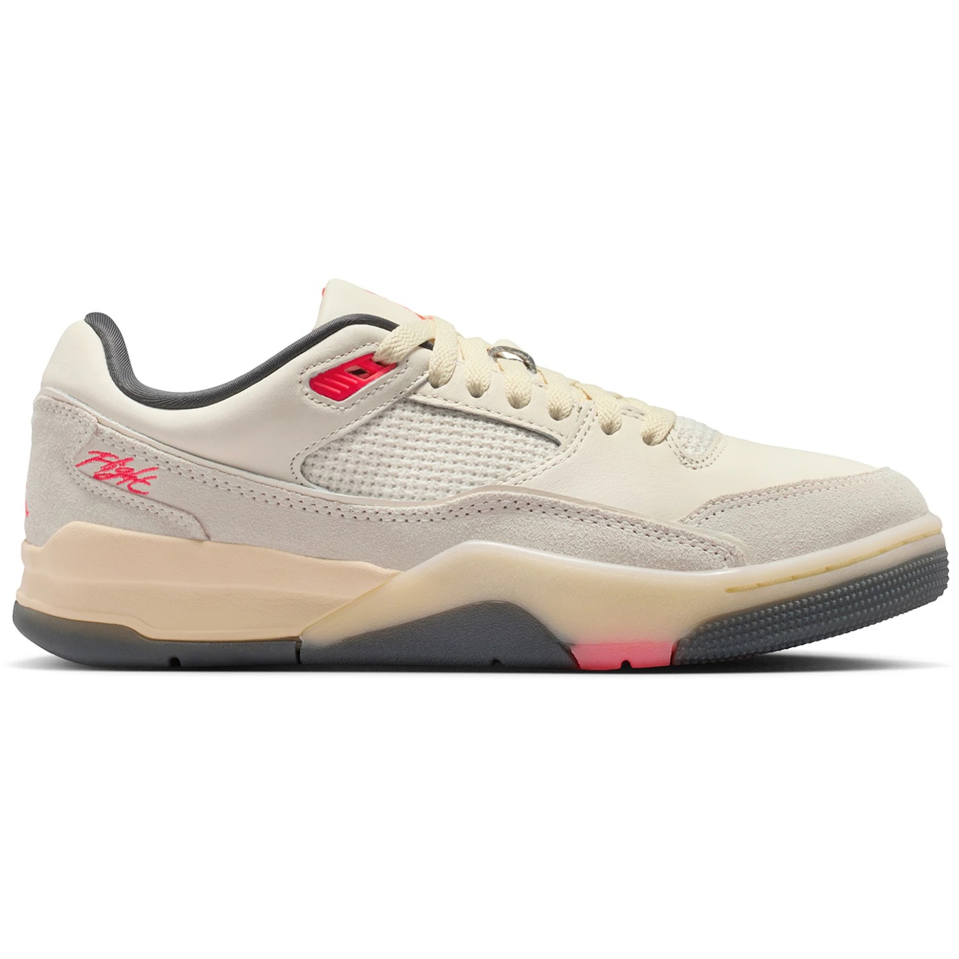 Jordan Flight Court Pale Ivory Anthracite Infrared (Womens) 2 Jordan Flight Court Pale Ivory Anthracite Infrared Womens 1