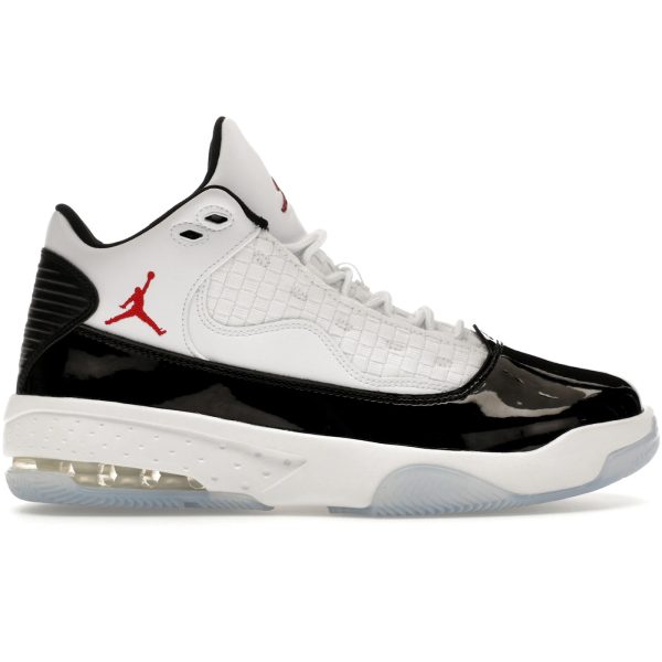 Jordan Max Aura 2 White Black Gym Red