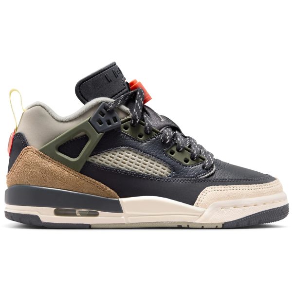 Jordan Spizike Low Anthracite Mango Cargo Khaki (GS)