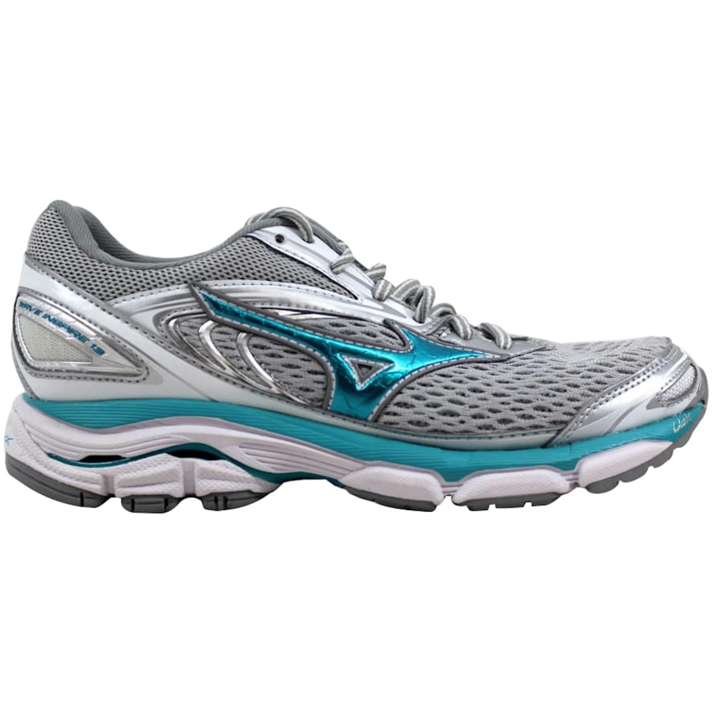 Mizuno Wave Inspire 13 SilverBlue Womens 1