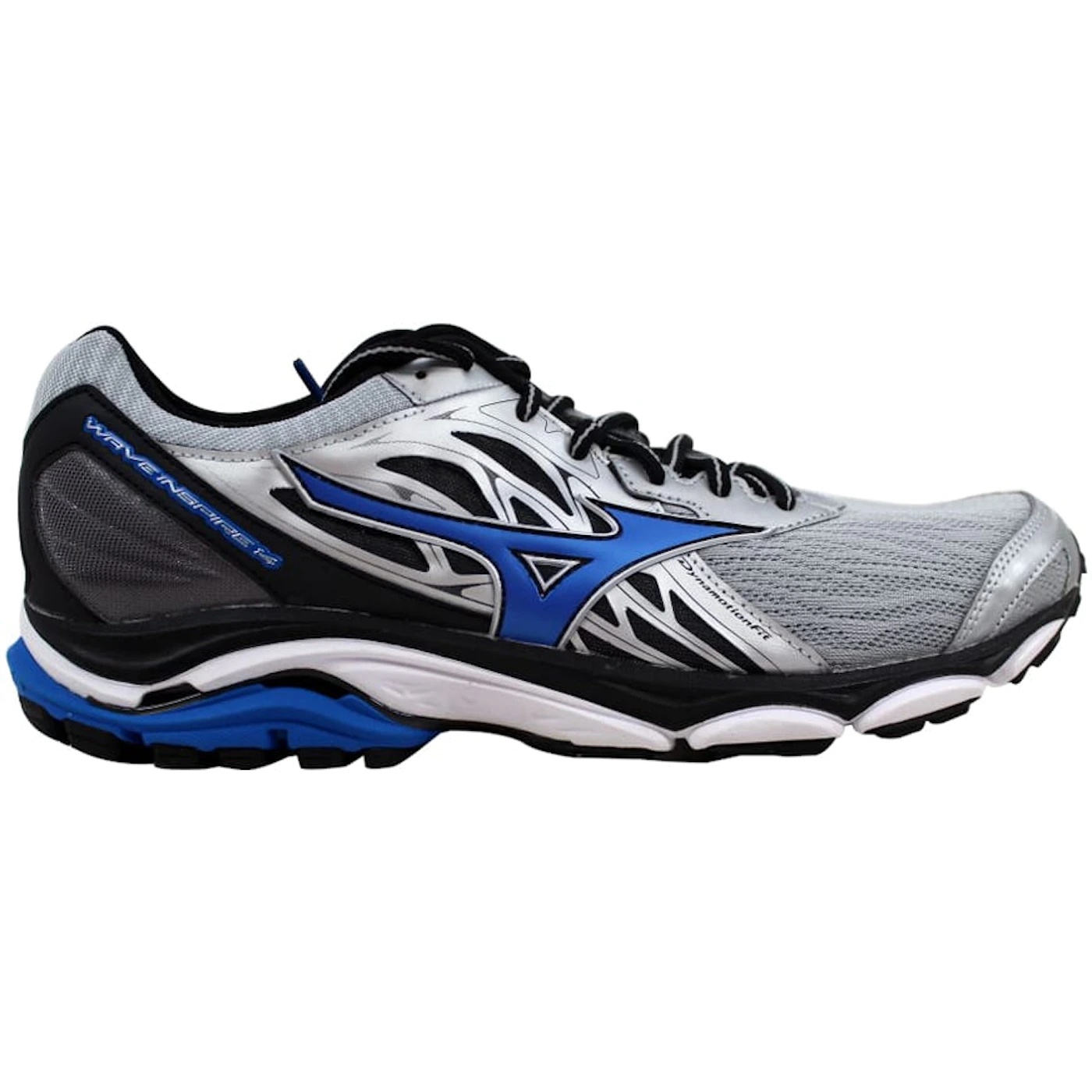 Mizuno Wave Inspire 14 Silver/Blue 1 Mizuno Wave Inspire 14 SilverBlue 3
