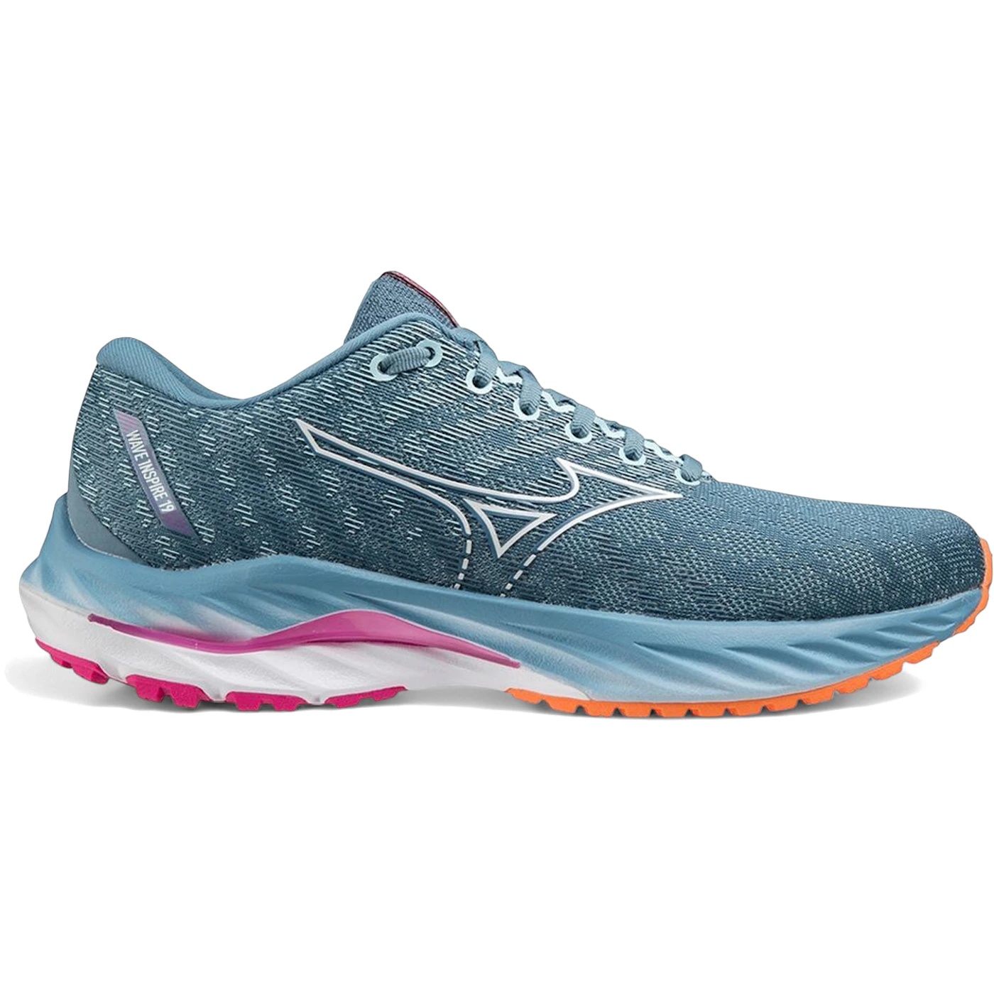 Mizuno Wave Inspire 19 Dazzling Blue (Womens) 1 Mizuno Wave Inspire 19 Dazzling Blue Womens 2