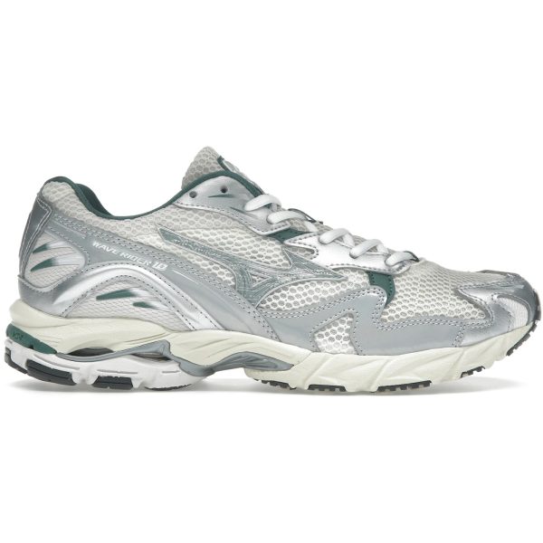 Mizuno Wave Rider 10 White Slate Bistro Green
