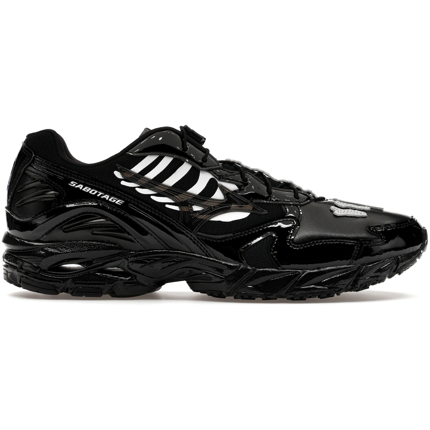 Mizuno Wave Rider 10 x Sabotage (SBTG) Black Black White 1 Mizuno Wave Rider 10 x Sabotage SBTG Black Black White 3
