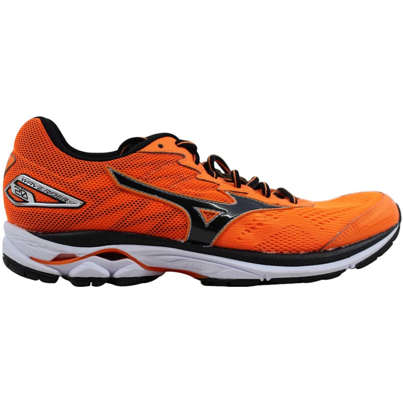 Mizuno Wave Rider 20 Clownfish/Black-Silver 2 Mizuno Wave Rider 20 ClownfishBlack Silver 3