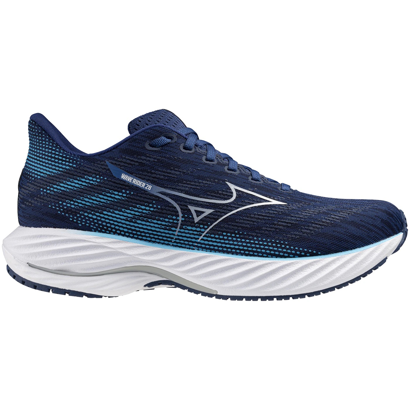 Mizuno Wave Rider 28 Estate Blue White 1 Mizuno Wave Rider 28 Estate Blue White 2