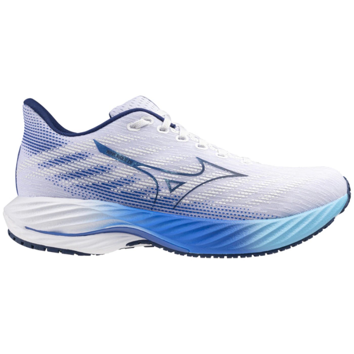 Mizuno Wave Rider 28 White Estate Blue 2 Mizuno Wave Rider 28 White Estate Blue 3